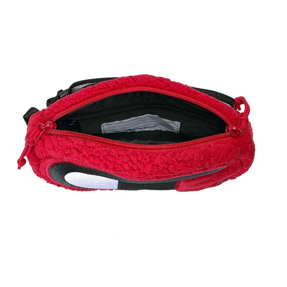 CHAMPION Red & Black Sherpa Prime Waist Fanny Pack - Picture 3 of 5